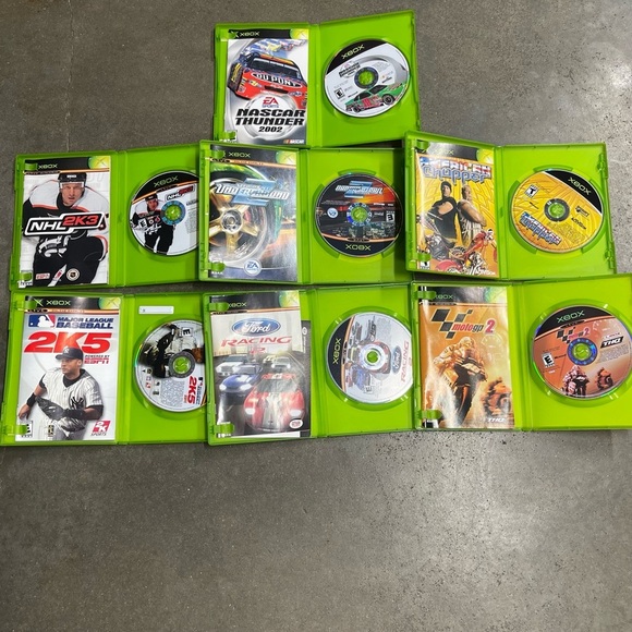Lot of 7 Xbox Games – NFS Underground 2, NASCAR, NHL 2K3, MotoGP, MLB + More - Picture 3 of 5